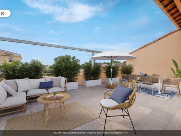 APPARTEMENT - TOIT TERRASSE - LES TROIS LUCS - 13012 MARSEILLE